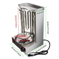 Gyro Grill Machine Gas Vertical Broiler Machine+Adjustable Temperature Control