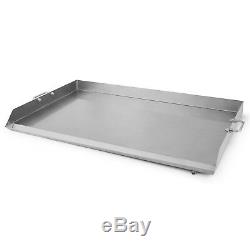 HEAVY 36 Inch Stainless Steel Flat Top Griddle Grill For Triple Burner Stove