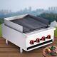 Hakka 24 Radiant Gas Charbroiler Countertop Gas Grill With 4 Burners 80,000 Btu