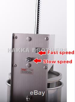 Hakka Brothers 15LB Sausage Stuffer Vertical Stainless Steel Meat Fillers SV-7