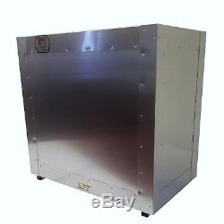 HeatMax Commercial Countertop Hot Box Cabinet Food Warmer 25 x 15 x 24 Display