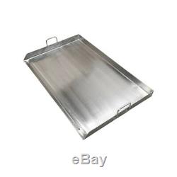 Heavy Duty 32 Stainless Steel Flat Top Griddle Grill Plancha for Double Burner