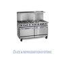 Imperial 60 Commercial Electric 10 Burner Range With Oven Ir-10-e