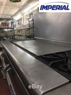 IMPERIAL 60 COMMERCIAL RANGE with 48 GRIDDLE (IR-2-G48-CC)