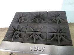 IMPERIAL H. D. COMMERCIAL NATURAL GAS (6) BURNER STOVE/RANGE withCONVECTION OVEN