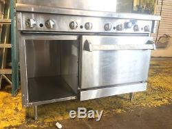 Imperial 48 8 Burner Range with Convection Oven Base Natural Gas