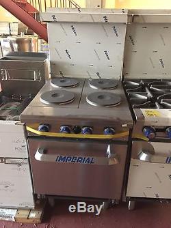 Imperial (IR-4-E) 24 4-Burner Electric Range Stove 1 Standard Oven