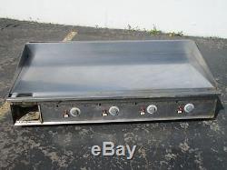 Keating 60fld 5ft Natural Gas 4 Burner Flat Top Griddle Countertop