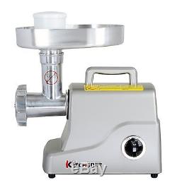 KITCHENER Heavy Duty Stainless Steel Electric Meat Grinder/Stuffer, 330-lbs/Hr