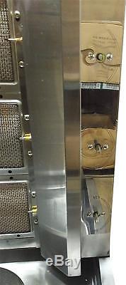 Kebab Shawarma Grill 3 Gas Burners Gyros Automatic Commercial Vertical Broiler