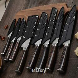 Kitchen Chef Knife Stainless Steel Japanese Damascus Pattern Sharp Cleaver Knife