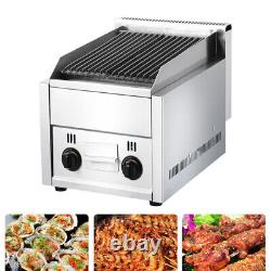 Kitchen Commercial Natural Gas Radiant Restaurant Countertop Charbroiler