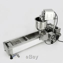 Kommerziell 220V Automatisch Donutmaker Donutmaschine Oil Tank 3 Molds