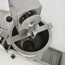 Kommerziell 220V Automatisch Donutmaker Donutmaschine Oil Tank 3 Molds