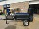 Lang 60 Deluxe Bbq Smoker Cooker Trailer Firewood Rib Box Food Truck Business