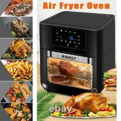 Large Air Fryer XXL 1700W 14 QT Oven Digital Screen Hot Air Fryer Cooker New