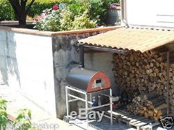 Large wood fired pizza oven Pizzone + Door with glass The outdoor oven 4 pizzas