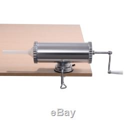 Manual Sausage Stuffer Maker 3L Meat Filler Machine with Suction Base Commercial