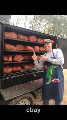 Mega Big BUTT w Sinks Storage BBQ Smoker Grill Trailer Food Truck Concession