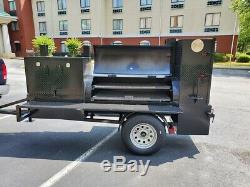 Mega Pitmaster BBQ 36 Grill Smoker Trailer Catering Business Mobile Food Truck