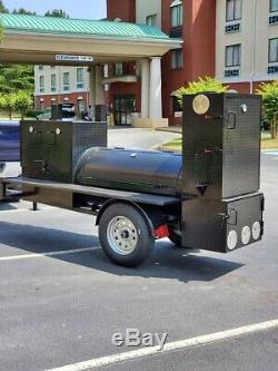 Mega Pitmaster BBQ 36 Grill Smoker Trailer Catering Business Mobile Food Truck