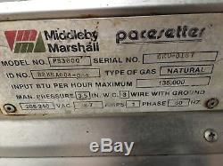 Middleby Marshall Ps 360q's Double Stack Natural Gas Conveyor Pizza Ovens