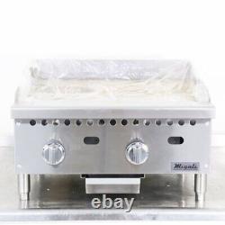 Migali C-G24T Thermostatic Gas Griddle with 3/4 Plate (Scratch & Dent 0009)