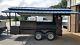 Mini T Rex Roof Bbq Smoker 36 Grill Trailer Firewood Storage Mobile Food Truck