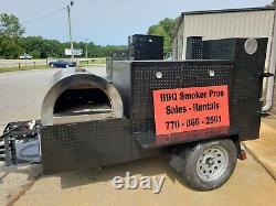 Mobile Pizza Oven BBQ Sink Trailer You order Oven Sink Set Food Truck Catering