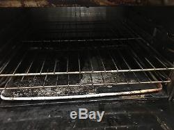 Montague 36 Flat Top Griddle Natural Gas Stove Range with Oven And Salamander