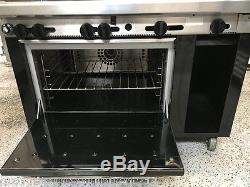 Montague Grizzly 48 Range Convection Oven 4 Open Burners Gas 24 Griddle #5375