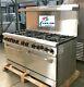 New 10 Burner Range Heavy Duty 60 Commercial Restaurant Stove Gas Double Oven