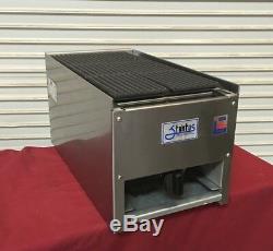 NEW 12 Lava Rock Char Broiler Grill Gas Stratus SCB-12 4095 Commercial Cook NSF