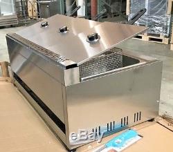 NEW 15 Gallon Commercial Deep Fryer Model FY5 Propane and Gas Use Counter Top