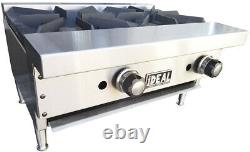 NEW 24-2 Commercial Hot Plate Counter by Ideal Made in USA. NSF & ETL approved