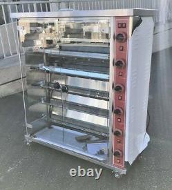 NEW 30 Chicken Rotisserie Machine Natural Gas Propane Restaurant Equipment Use