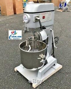 NEW 30 Quart Mixer Machine 3 Speed Bakery Kitchen Equipment MX30 Food Dough Mix