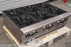 NEW 36 6 Burner Hot Plate Range Stove Top Atosa ATHP-36-6 #2548 Commercial NSF