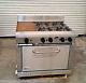 New 36 Combination Range 4 Burners & 12 Griddle On Gas Oven #3605 Commercial