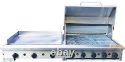 NEW 48 Counter Combination Griddle & Hot Plate by Ideal. Made in USA. NSF & ETL