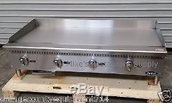 NEW 48 Griddle Gas Atosa ATMG-48 #2551 Commercial Restaurant Plancha Flat Top
