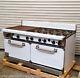 New 60 Range 6 Burner 24 Griddle Flat Top Ideal #3490 Commercial New Gas Stove