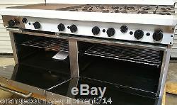 NEW 60 Range 6 Burner 24 Griddle Flat Top Ideal #3490 Commercial NEW Gas Stove