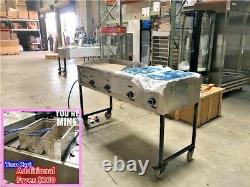 NEW 65 Taco Griddle Carts Heavy Duty Stainless Steel Propane Type Model G36W21