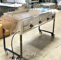 NEW 65 Taco Griddle Carts Heavy Duty Stainless Steel Propane Type Model G36W21