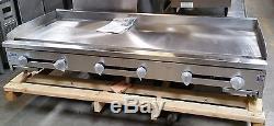 NEW 72 Manual Griddle Flat Top Grill Gas 6' Stratus SMG-72 2897 Commercial NSF