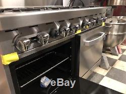 NEW 8 Burner range Heavy Duty 48 Commercial Restaurant Stove Gas Double Oven