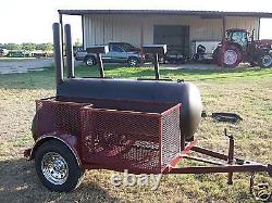 NEW BBQ pit smoker and Charcoal grill Trailer