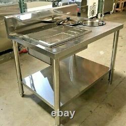 NEW Breading Table Fried Food Prep Breader Station Chicken Fish Vegetable Fry