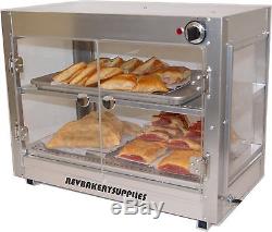 NEW COMMERCIAL FOOD WARMER DISPLAY CASE 24X14X18